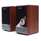 Колонки DIALOG AD-04, вишневые